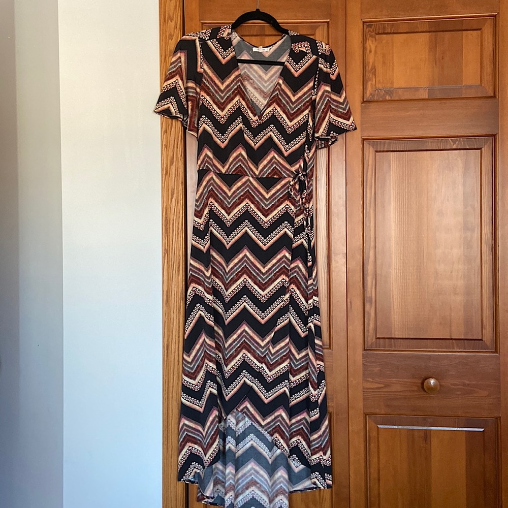 This is an XS summer dress from Maurices! It’s very colorful and flowy!